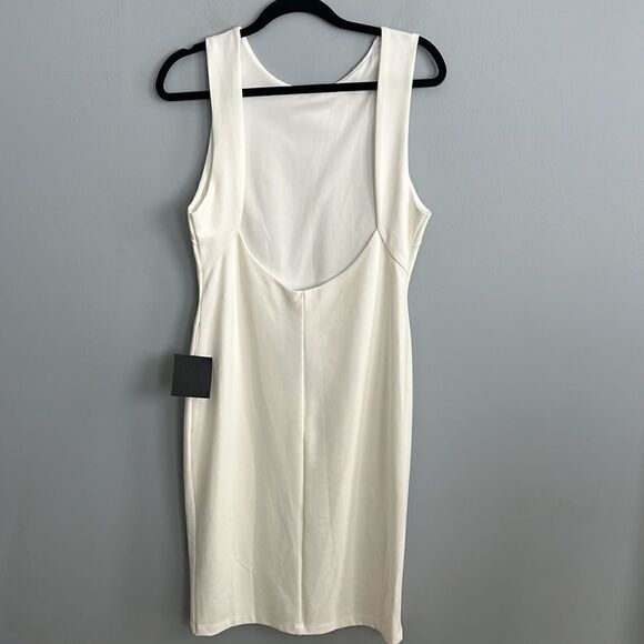 Lulu’s NEW w tags Womens size XL cream off white midi sleeveless dress - Picture 16 of 16